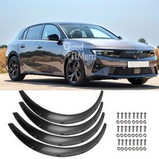 4Pcs Carbon Fiber Flexible Fender Flares Wheel Arches For Vauxhall Opel Astra