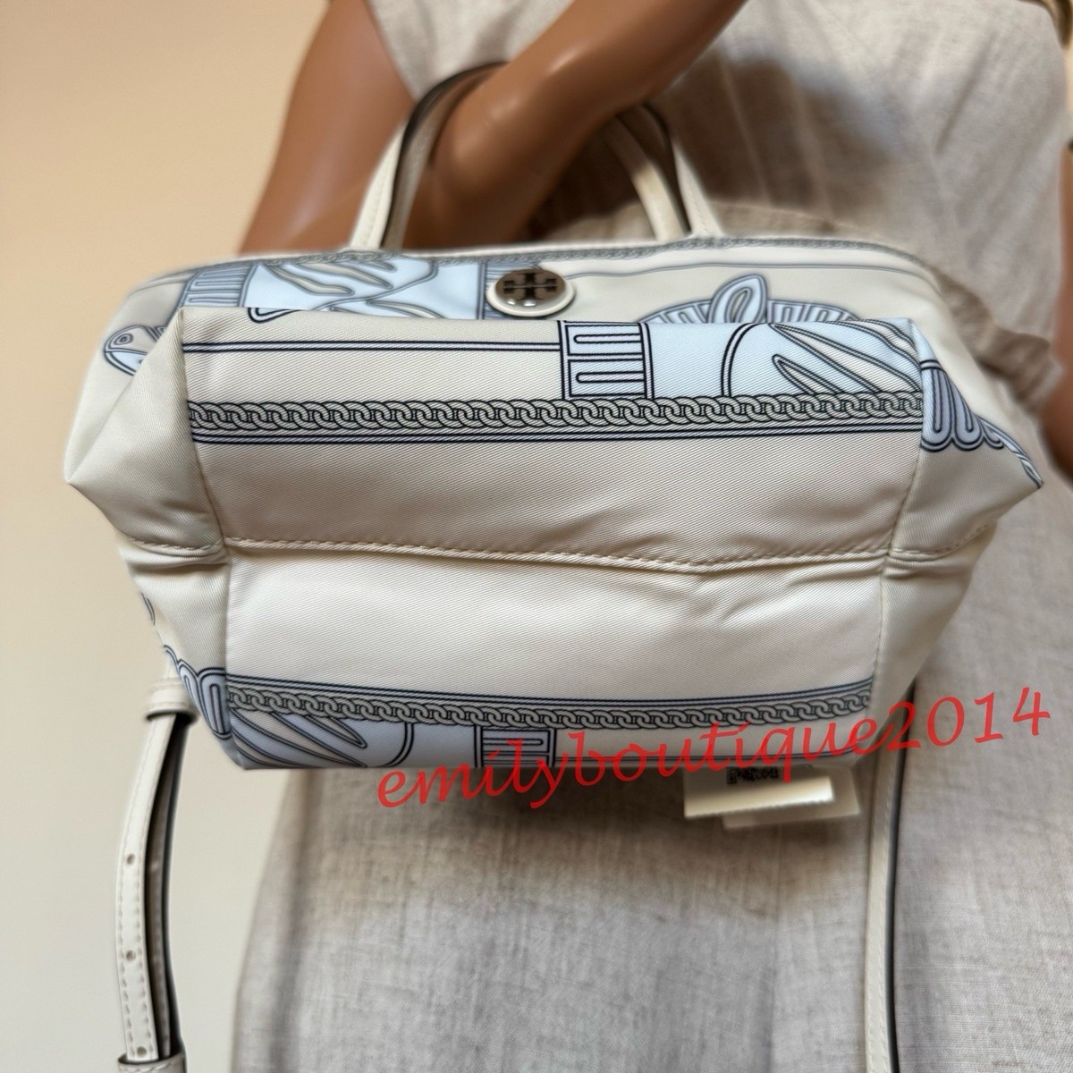 N・Y　TORY BURCH ナイロン　ELLA MICRO TOTEほ NWT Tory Burch 169342 Ella Nylon Mini Tote Zebra Multi Crossbody