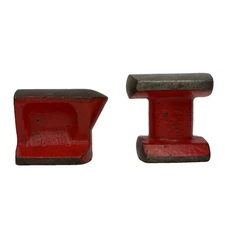 Anvil Hand Dolly Set (2-Piece) - Good Condition, Forged, 1lb 12oz & 1lb 14oz