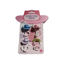 4pk Tumbler Straw Toppers