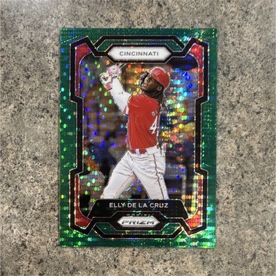 Panini 2024 Prizm Green Pulsar Prizm Elly De La Cruz /25 #192 Cincinnati Reds