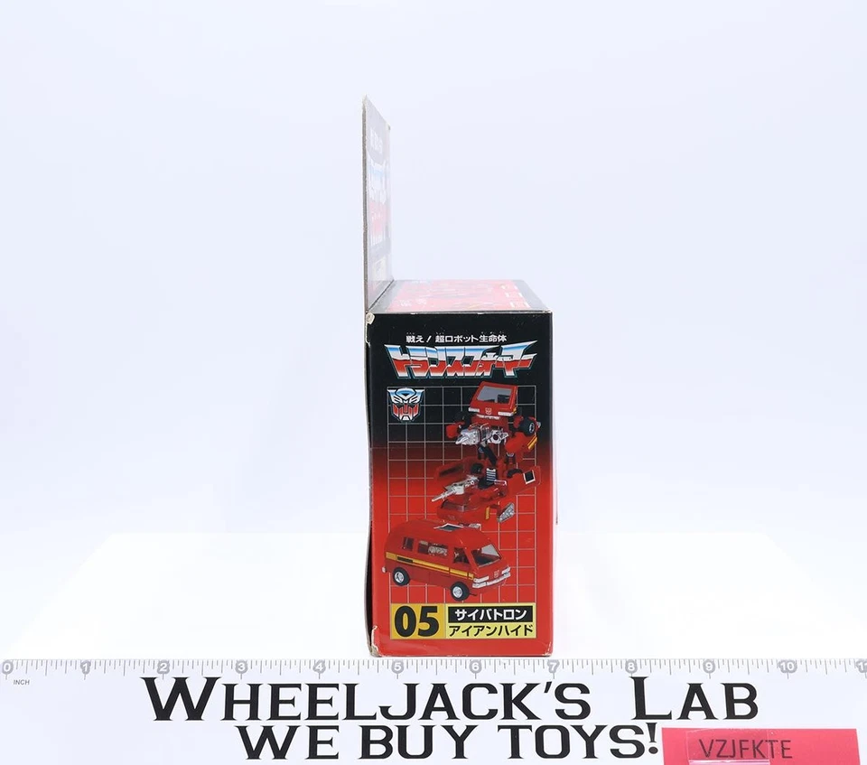 #05 Black Ironhide Transformers Encore 2008 Takara Action Figure NEW SEALED - Image 2 of 4