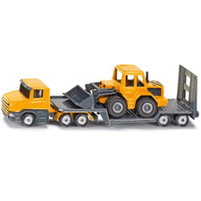 Siku 1616 Low Loader with Front Loader Toy Model Car