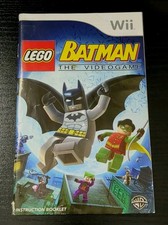 LEGO Batman Videogame Nintendo Wii 2008 Original Booklet Manual ONLY Guide Book