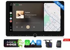 CAM+OBDII+ UX7A Plus Double 2Din 10.1" Android 14 Car Stereo Radio GPS Navi WiFi