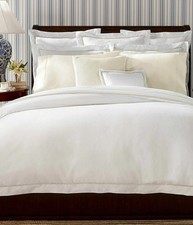 Ralph Lauren Palmer Percale 464 TC White Sand Dune King Duvet 450 NIP