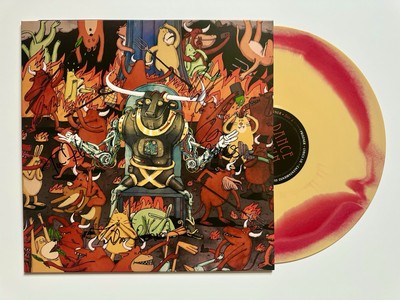 Dance Gavin Dance SIGNED Vinyl LP Afterburner ORANGE SWIRL