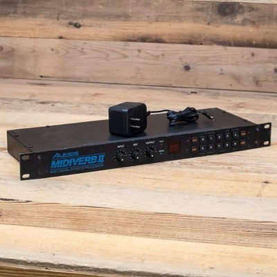 Alesis Midiverb II Reverb Effects Processor with Power Supply FX 2 TWO U287893