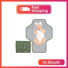 Baby Portable Changing Pad Travel - Waterproof Compact Diaper Changing Mat with