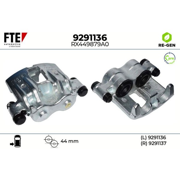 FTE 9291136 Bremssattel FüR Renault Trucks Mascott Master PRO FH HH UH-image
