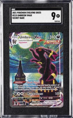 2021 EVOLVING SKIES #215 UMBREON VMAX SGC 9 | eBay