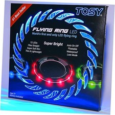 Flying Ring - 12 LEDs, Super Bright, Lost Mode, Auto Light Up, Safe Blue
