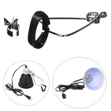 Reptile Fixture Heating Lamp Clip Holder for Ceramic Bulbs Heater