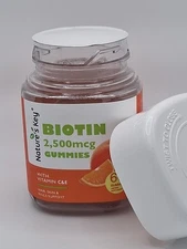 Nature's Key Biotin Gummies With Vitamin C&E, 60 gummies 