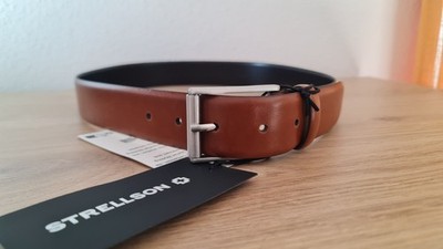 Strellson Ledergürtel - cognac - 80cm - NEU
