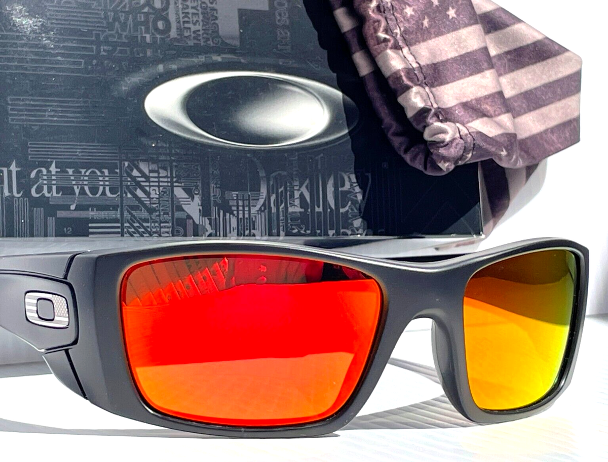 OAKLEY FUEL CELL Tonal USA Flag w POLARIZED Galaxy Ruby Lens