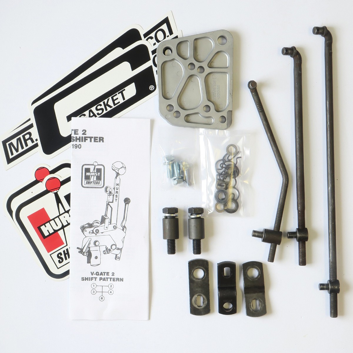 HURST Mr Gasket V Gate Vertical V Gate Linkage Install Kit HURST Mr Gasket V Gate Vertical V Gate Linkage Install Kit