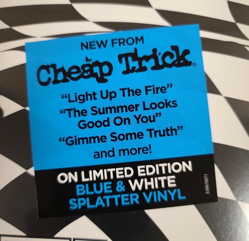 Cheap Trick – In Another World - Indie Exclusive Blue Vinyl Record - NEW Sealed - Picture 2 of 2