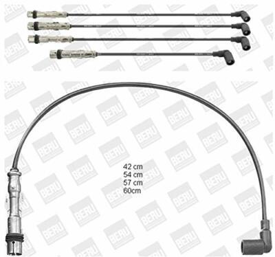 ZEF783 BERU KIT CAVI ACCENSIONE 4 CONDOTTI PER FORD FIESTA ESCORT ORION