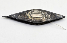 ANTIQUE STERLING SEWING LACE TATTING SHUTTLE COLLECTIBLE MEMORABILIA