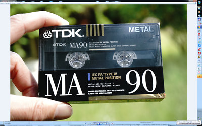 TDK MA90 Cassette Tape - sealed. ONE. VIP international service