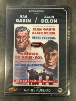 MELODIE IM KELLER / DVD-Film Zone 2 - JEAN GABIN und ALAIN DELON