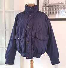 Sears The Mens Store Jacket Sz XL Vintage Quality Outerwear Blue Jacket no hood