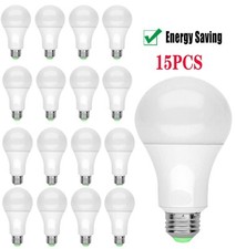 15pcs Led Light Bulbs 15w Replacement Bulb 6000k Daylight E26 Us 15pcs Led Light Bulbs 15w Replacement Bulb 6000k Daylight E26 Us
