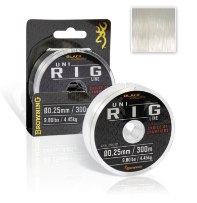 BROWNING  BLACK MAGIC  UNI RIG LINE v  0,14mm300M 1,50KG,3,25LBS KLAR 2386014