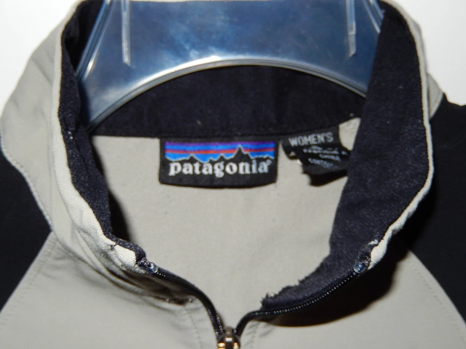 WOMENS PATAGONIA CYCLING FULL ZIP NYLON/SPANDEX THIN SOFTSHELL VEST SZ SMALL - Image 2 of 4