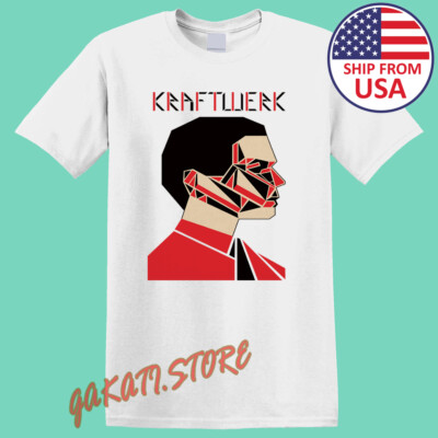 Kraftwerk Face Men's White Size S-5XL