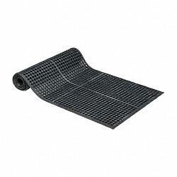 PRO-SAFE 10' Long x 3' Wide, Dry/Wet Environment, Anti-Fatigue Matting Black,...