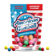 Refill Gumballs 2 Pound Bag - .62 Inch Small Gumballs for 1/2" Gumball Machine, 