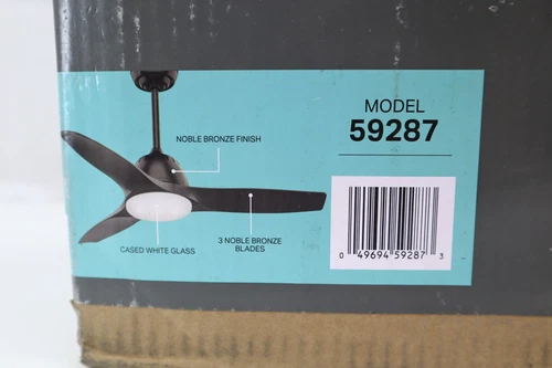 NEW CASABLANCA Wisp 44" Indoor 3-Blade Ceiling Fan with Light & Remote 59287 - Picture 3 of 3