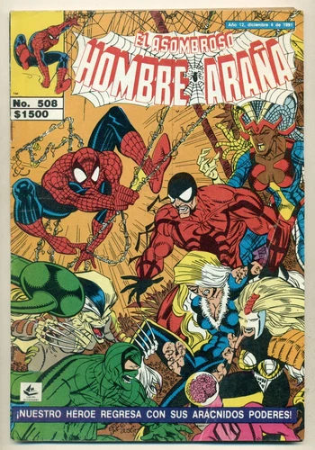 EL HOMBRE ARAÑA #508 La Gata Negra, Spider-Man Comic 48 páginas 1991