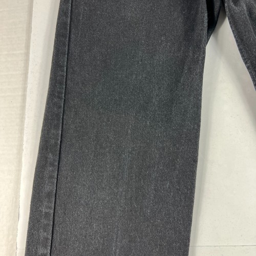 VTG 90s Levi's Jeans Junior 7 Med 17560-0260 Loose Tapered High Rise Black Denim - Picture 6 of 22