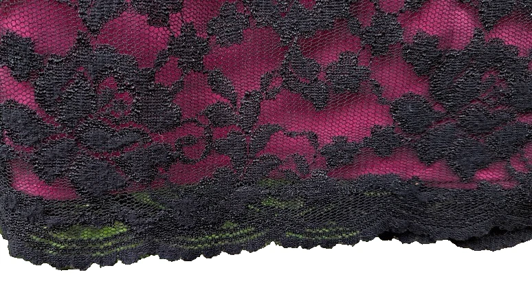 Falda Nicole Miller Superposición de Encaje Talla XL 90s Estilo Y2K Hada Oscura Cachicho Moody Foto 4 de 4