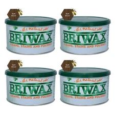 Briwax Dark Brown Original Furniture Wax Polish, 16 Oz. (Pack of 4)