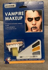 Vintage Rite-Aid Halloween Vampire Makeup And Fangs. Original Package Sealed