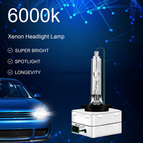 New D3S 66340 6000K Xenon White Bright 35W HID Light Bulbs Set Headlight Qty2 US - Bild 9 von 17