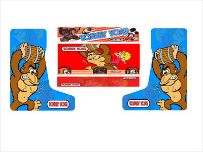 Arcade Cabinet Graphic for Arcade Imagination 32'' desktop cabinet kit