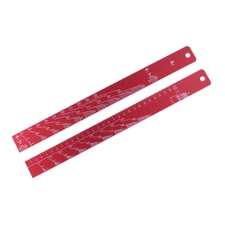 1Pcs Aluminum Coating Mixing Scale Measuring Stirring Sticks Paint Ruler