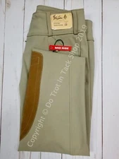 Tailored Sportsman Ladies Trophy Hunter Breeches - Mid-Rise Front Zip - TAN