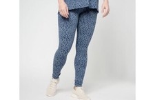 LOGO Lounge by Lori Goldstein Jacquard Petite Leggings A607911 PXL Deep Cobalt