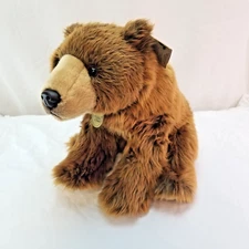 Miyoni by Aurora Grizzly Bear 12" Plush Stuffed Animal realistic heavy tags new