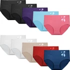 5 ladies' knickers underpants cotton panties underwear 9033 bow