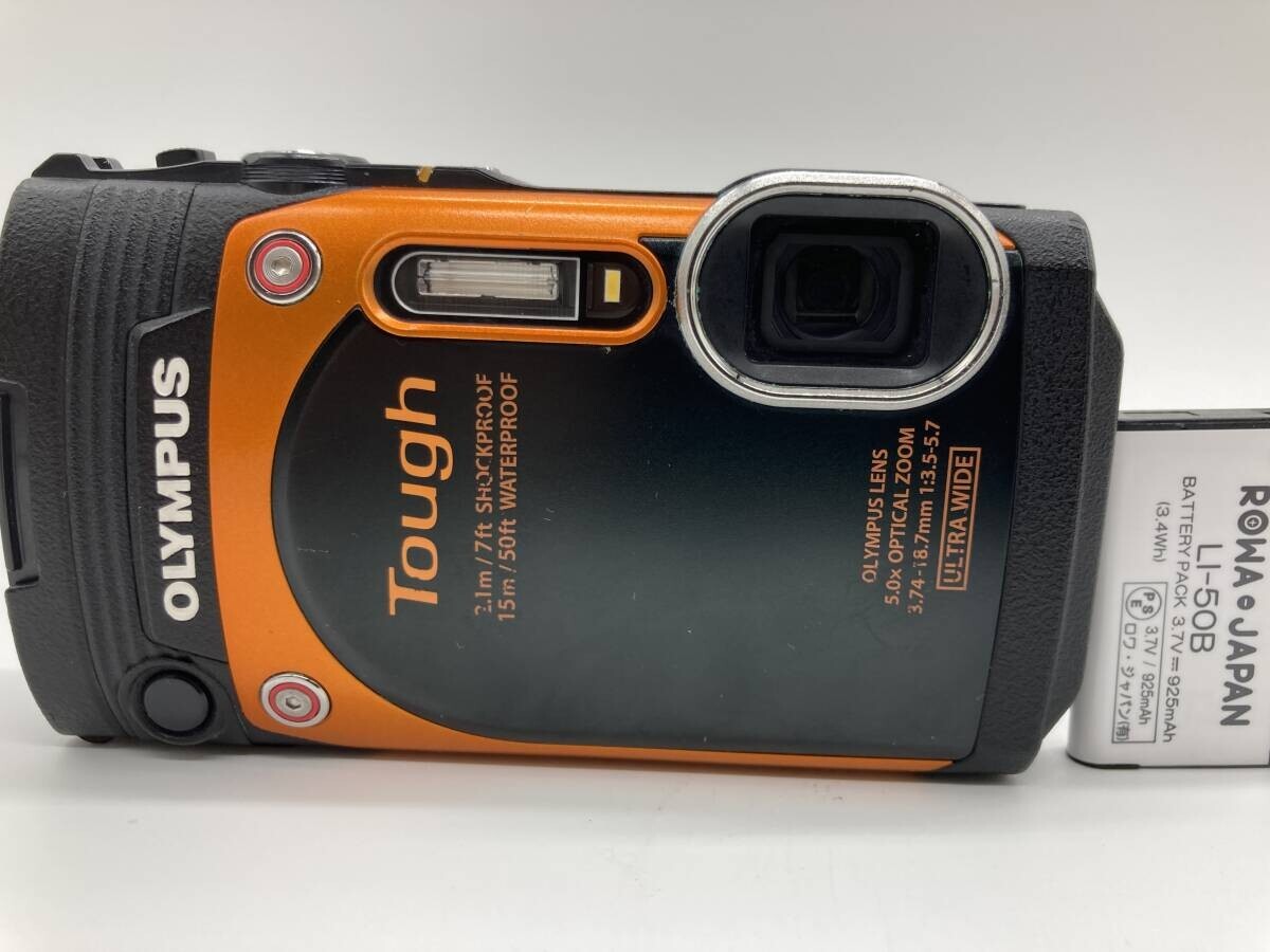 Orange Olympus Tg Series OLYMPUS TG-860 Tough Waterproof Compact
