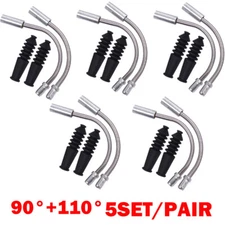 20 Pcs- Bike V Brake Noodle Cable Guide Pipe Rubber Boots Bicycle Cycling 5 Sets