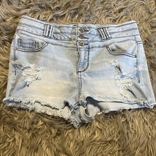 Women s Blue Spice Blue Denim Shorts Size 9/10
