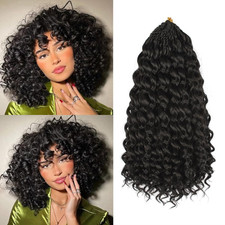 Gogo Curl Crochet Hair Pure Protein Fiber Close to Human Hair 12 Inch 8 Packs Pr